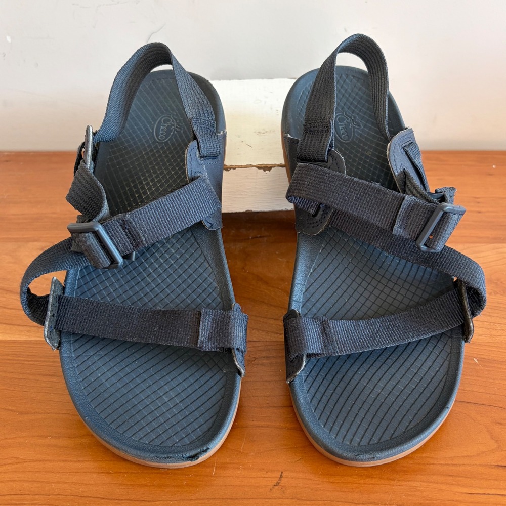 Chaco Lowdown Navy Blue Strappy Athletic Sandals Womens Size 7 JCH108204